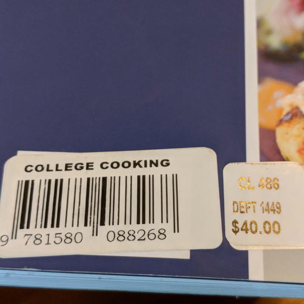 College Cooking Cook book - Picture 2 of 7